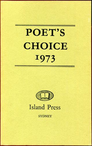  - Poet's Choice 1973.