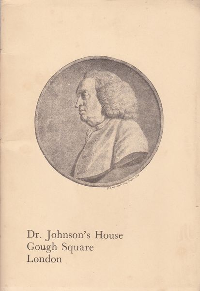 HARMSWORTH, LORD CECIL. - Dr. Johnsons' House Gough Square.