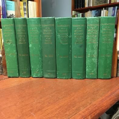 TREVOR-ROPER, P. D; Editor. - Transactions Of The Ophthalmological Society Of The United Kingdom 1957 - 1966 (incomplete run missing 1960 and 1965). Eight Volumes.