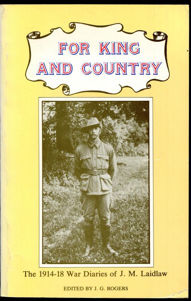 ROGERS, J. G; Editor. - For King And Country.