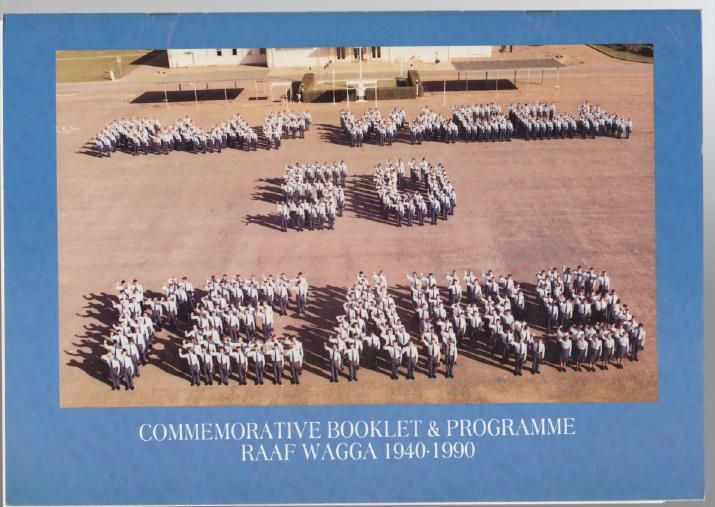 RAAF WAGGA - Commemorative Booklet & Programme RAAF Wagga 1940-1990.