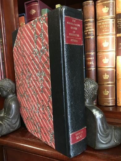 RENNELL, JAMES. - The Geographical System Of Herodotus, Examined; And Explained, By A Comparison With Those Other Ancient Authors, And With Modern Geography. In the course of the work are introduced, Dissertations on the itinerary state of the Greeks, the expedition of Darius Hystaspes to Scythia, the position and remains of ancient Babylon, The alluvions of the Nile, and canals of Suez; the oasis and temple of Jupiter Ammon, the ancient circumnavigation of Africa, and other subjects of history and geography. The whole explained by eleven maps, adapted to the different subjects; and accompanied with a complete index.