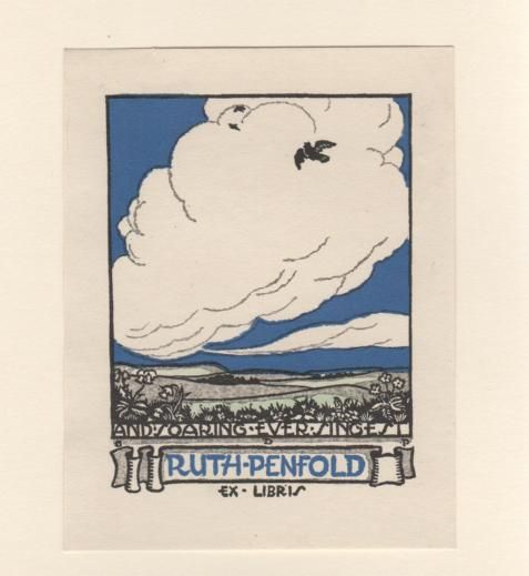 PERROTTET, GEORGE DAVID. - Bookplate: Ruth Penfold.