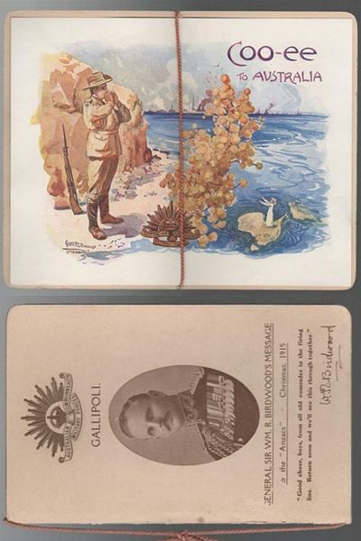 BIRDWOOD, WILLIAM R. - General Sir WM. R. Birdwood's Nessage to the 