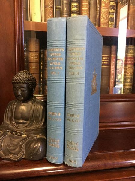 WALLIS, HELEN; Editor. - Carteret's Voyage Round the World 1766-1769. Two Volumes.