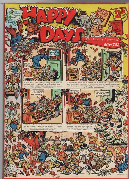 GIFFORD, DENNIS. - Happy Days A century Of Comics.