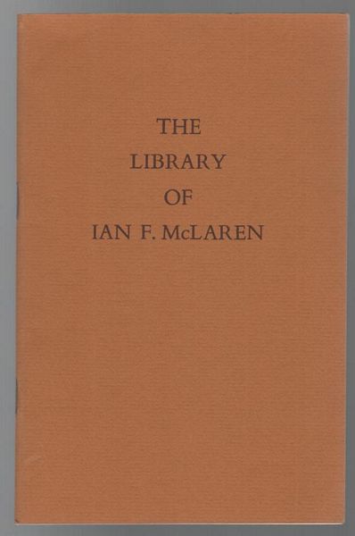  - The Library Of Ian F. McLaren