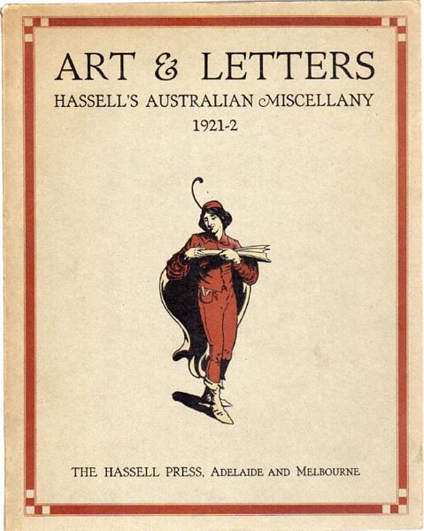VIDLER, EDWARD A; Editor. - Art and Letters. Hassell's Australian Miscellany.