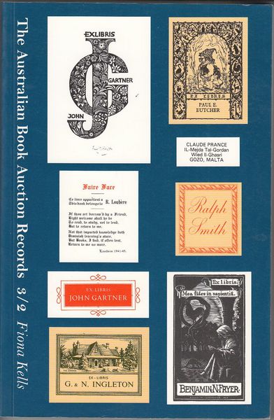 KELLS, FIONA. - The Australian Book Auction Records. Series Three, Volume Two.