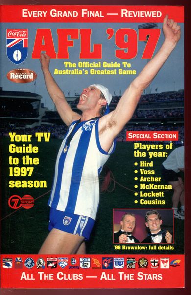 LOVETT, MICHAEL; Editor. - AFL '97. The Official Guide to Australia's Greatest Game.