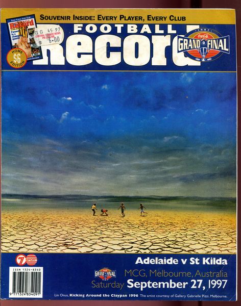 AFL. - 1997 AFL Football Record Grand Final. Adelaide v St Kilda. MCG, Melbourne Australia. September 27, 1997.