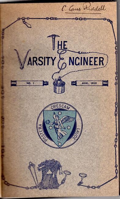  - The Varsity Engineer No. I. 1910 to No. VIII. 1910