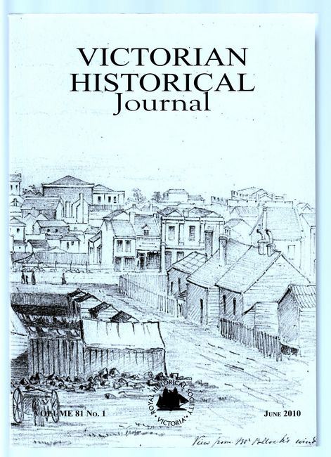 HOOPER, CAROLE. - The University of Melbourne's First Female Students. Contained in The Victorian Historical Journal. Issue 273, Vol. 81, No.1. June 2010.