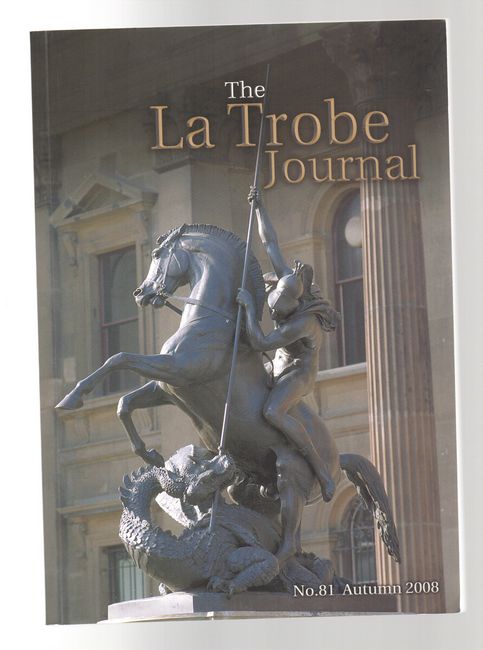 COX, IAN. - The Rebinding of de Guileville's Pilgrimage of the Lyfe of the Manhode and Pilgrimage of the Sowle. Contained within 'The La Trobe Journal.' No. 81, Autumn 2008.