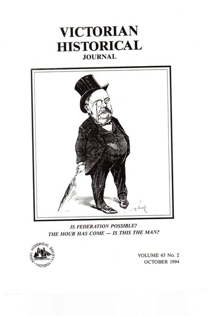 FRAPPELL, L. O. - Independence or Annexation to Victoria? Separationism in the Riverina in the 1850s and 1860s. Contained in The Victorian Historical Journal. Issue 244, Vol. 65, No. 2.