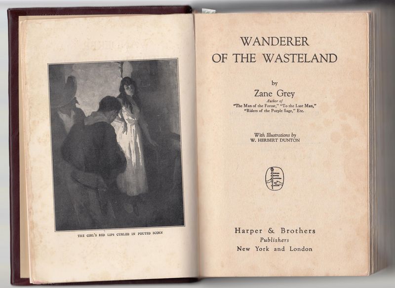 GREY, ZANE. - Wranglers of the Wasteland