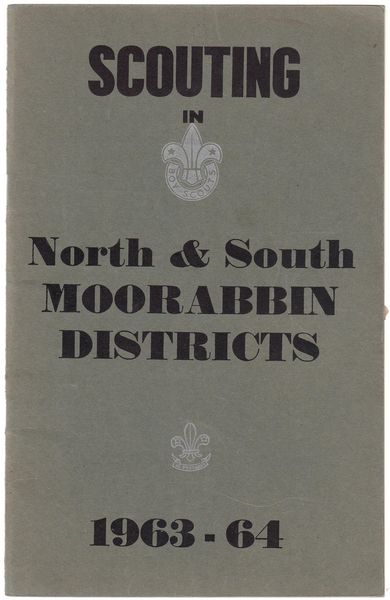  - Scouting In North & South Moorabbin Districts. 1963-64.