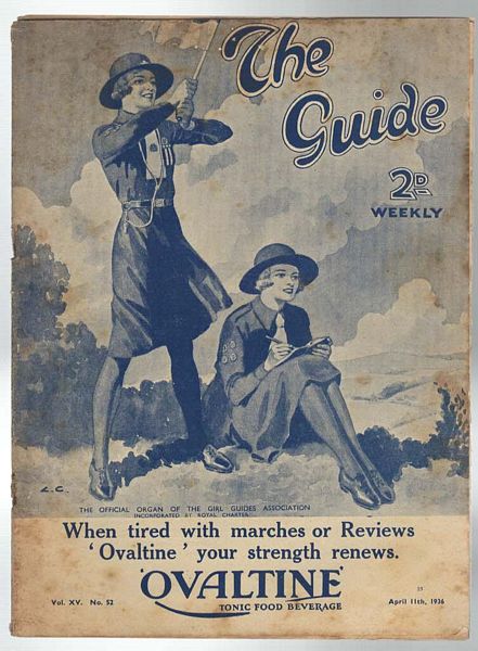  - The Guide. The Official Organ of the Girl Guides Association. Vol. XV, No. 52 April 11th, 1936