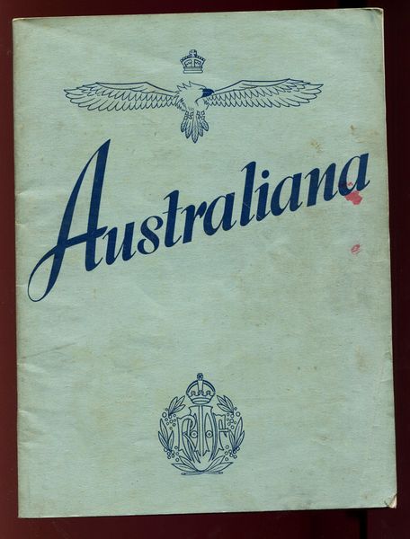 WOODWARD, KEITH; Editor. - Australiana R.A.A.F. Official Christmas Magazine 1943.