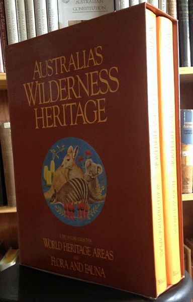 FIGGIS, PENELOPE; MOSLEY, GEOFF. - Australia's Wilderness Heritage. Two Volumes. Volume 1: World Heritage Areas. Volume 2: Flora And Fauna.