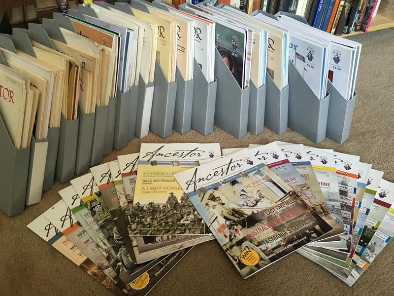 THE GENEALOGICAL SOCIETY OF VICTORIA. - Ancestor. 187 issues from Vol. 2 to Vol. 32 from 1962 to 2014