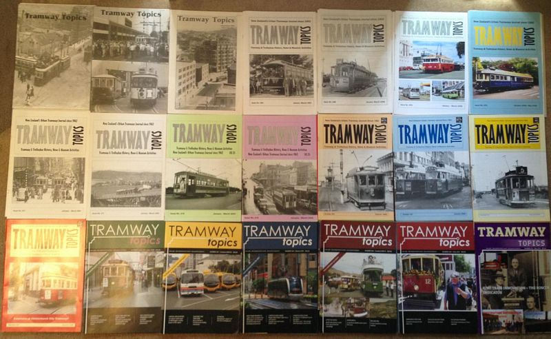 WELLINGTON TRAMWAY MUSEUM. - Tramway Topics. An almost complete run: Issue No. 182, January-March 1994 to No. 252, May 2013. Missing only Issue No. 190.