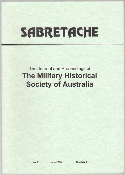 VINCENT, DAVID. - The RAAF, the Loss of the HMAS Armidale & Evacuation Of Lancer Force. Contained within Sabretache Vol. LI, No. 2 June 2010.
