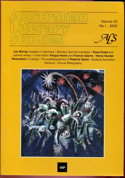 DOLORES HERRERO, M. - Snake Dreaming: The Life-Giving and Life-Taking Powers of the Snake. Contained within Australian Literary Studies. Volume 22, no. 1 2005.