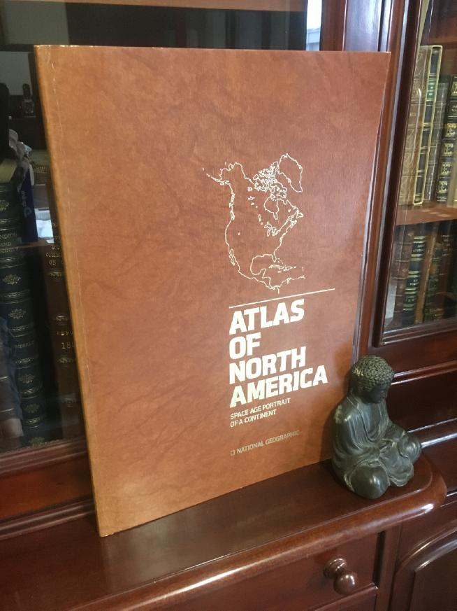 GARRETT, WILBER E; Editor. - Atlas Of North America Space Age Portrait Of A Continent. (National Geography).