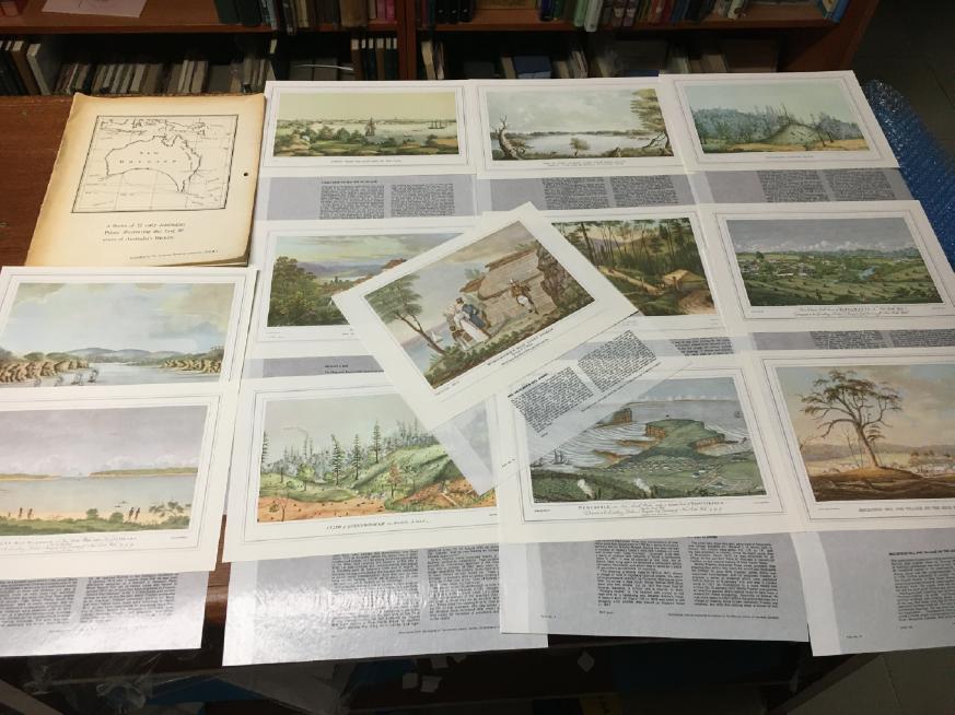  - A Series of 12 early Australian Prints illustrating the first 50 years of Australia's History.