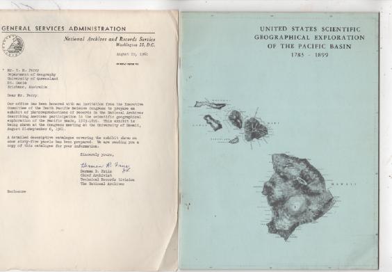 FRIIS, HERMAN R. - United States Scientific Geographical Exploration of the Pacific Basin 1783 - 1899.