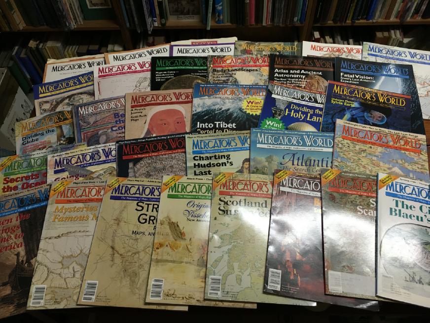 MARTIN, DAVID; PARKER, BETH; TURLEY, GARY; RUSSELL-CHAMBERLIN, JUNE; Editors. - Mercator's World. The Magazine of Maps, Exploration, and Discovery. 33 Issues Volume 1, No 1 January 1996, to Volume 6, No. 3.May/June 2001.