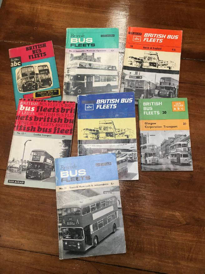  - British Bus Fleets. (Seven Numbers 5, 6, 10, 12, 14, 20 and 21).