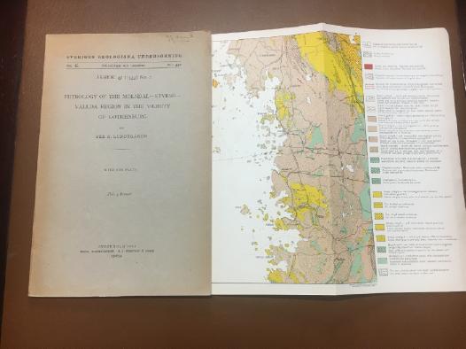 LUNDEGARDH, PER H. - Petrology Of The Molndal - Styrso - Vallda Region In The Vicinity Of Gothenburg.