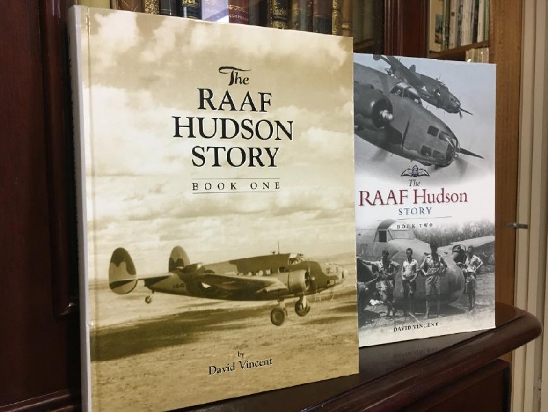 VINCENT, DAVID. - The RAAF Hudson Story. Book One and Book Two.