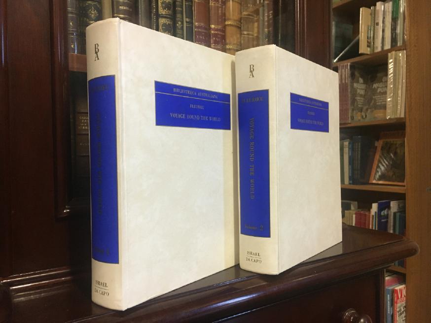FLEURIEU, CHARLES P. C. - A Voyage Round The World 1790-1792 Performed By Etienne Marchand, preceded by a Historical Introduction, and Illustrated by Charts, etc. Bibliotheca Australiana #23 and #24.
