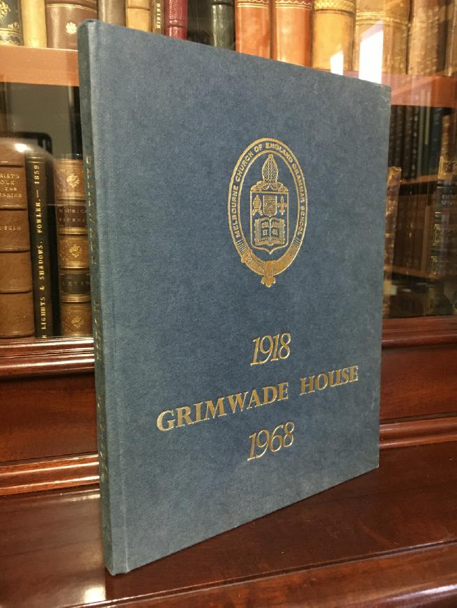 GRIMADE HOUSE [ MELBOURNE GRAMMAR ]. - Grimwade House 1918 -1968.