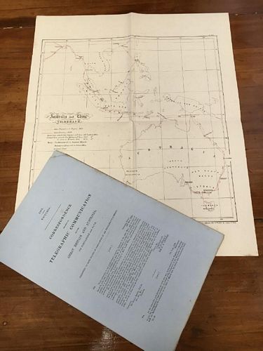 VICTORIA PARLIAMENTARY PAPER. - Correspondence Relative To Telegraphic Communication Between Great Britain and Australia, Via Singapore and Java.