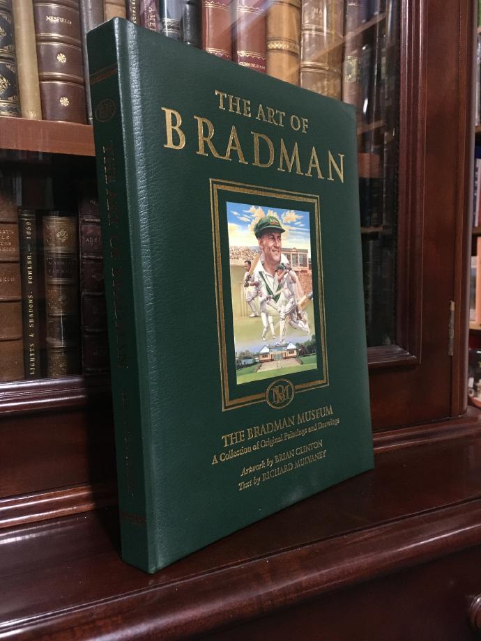 MULVANEY, RICHARD. - The Art of Bradman. The Bradman Museum. A collection of Original Paintings and Drawings. Artwork by Brian Clinton. Text By Richard Mulvaney.