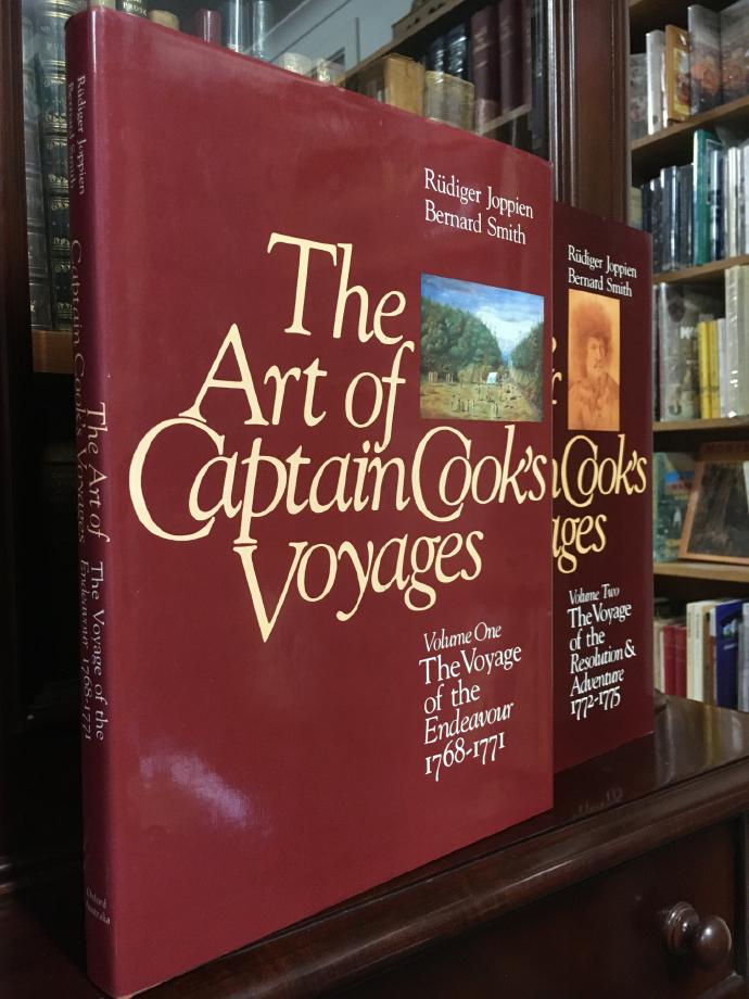 JOPPIEN, RUDIGER. ; SMITH, BERNARD. - The Art Of Captain Cook's Voyages. Two Volumes only.