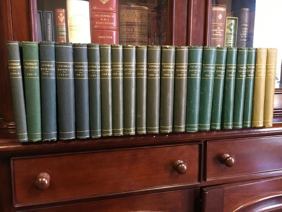 FIELD NATURALIST CLUB OF VICTORIA. - The Victorian Naturalist: The Journal and Magazine of the Field Naturalists Club of Victoria. Vol. 1. January 1884. - Vol. 42. April 1926. (A continuous run of the first 42 volumes bound two years at a time into 21 volumes).