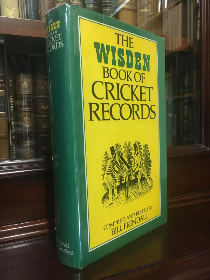 FRINDALL, BILL; Editor. - The Wisden Book of Cricket Records.