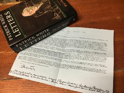 MARR, DAVID; Editor. - Patrick White Letters.