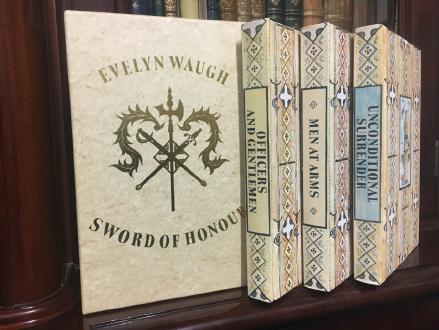 WAUGH, EVELYN. - Sword of Honour Trilogy: Comprising, Officers and Gentlemen, Men at Arms, and Unconditional Surrender.