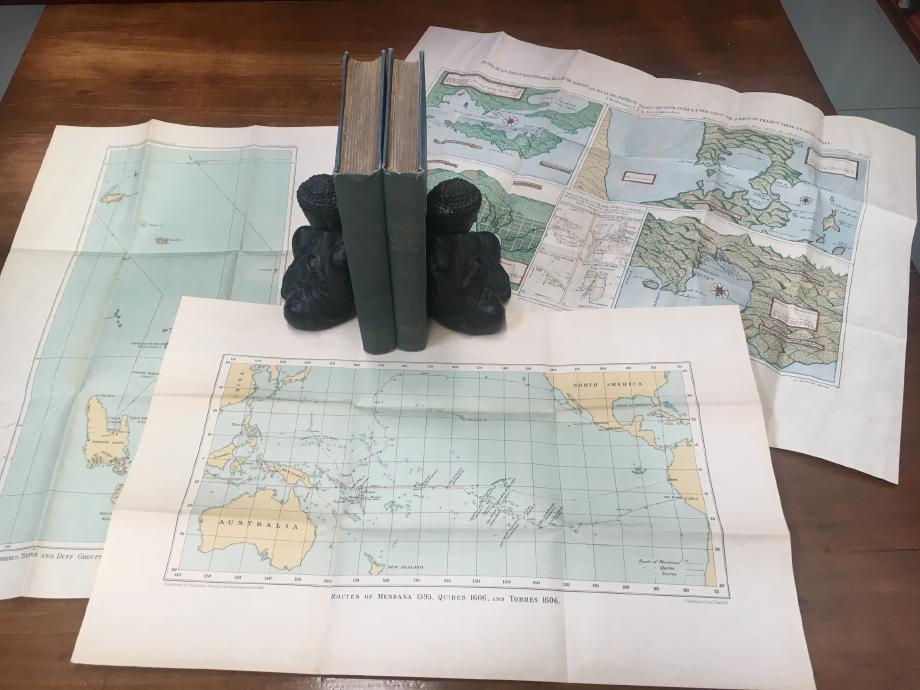 MARKHAM, SIR CLEMENTS. - The Voyages Of Pedro Fernandez De Quiros. 1595 To 1606. Two Volumes.