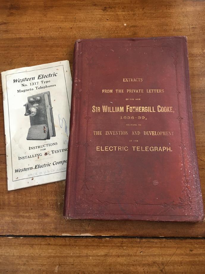 COOKE, WILLIAM FOTHERGILL; CLARK, LATIMER; WEBB, F.H; Editor. - Extracts from the private letters of the late Sir William Fothergill Cooke 1836-39, relating to the Invention and Development of the Electric telegraph; Also, A Memoir by Latimer Clarke. Edited by F. H. Webb.