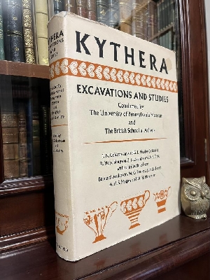 COLDSTREAM, J.N; HUXLEY, G.L; (Editors) ; SIMPSON, R.HOPE ; LAZENBY, J.F. ; TRIK, A.S; ANDERSON, BERNARD; FORREST, W.G; HERRIN, JUDITH; MEGAW, A.H.S; PLOMMER, W.H; (Contributors). - Kythera: Excavations and Studies Conducted by The University of Pennsylvania Museum and The British School at Athens.