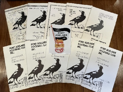 PORT ADELAIDE FOOTBALL CLUB. - Annual Reports and Balance Sheets for the Port Adelaide Football Club Inc. for the Years 1963, 1966, 1969, 1970 1973, 1976, 1978, 1979, 1980, and 1981. (10 Individual Reports).